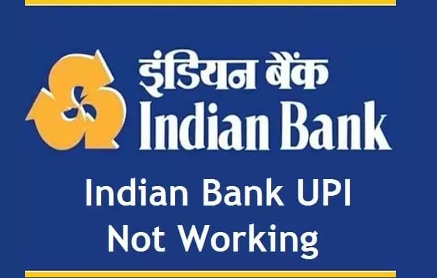 INDIAN Bank UPI Not Working