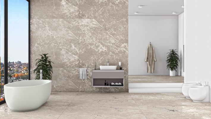 Slip-Resistant Tiles for Bathroom Floors