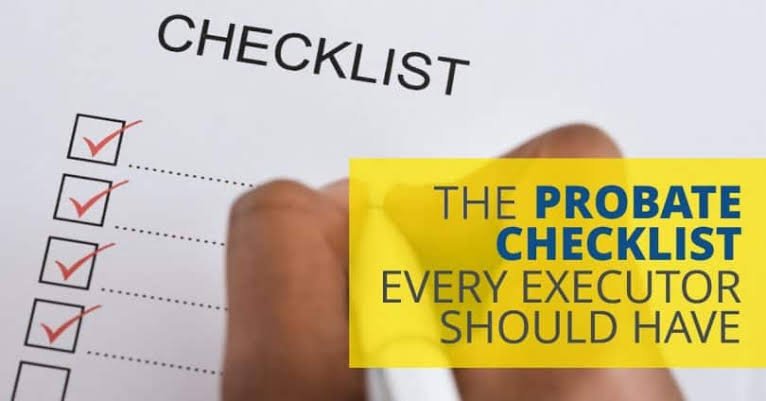 Probate Checklist